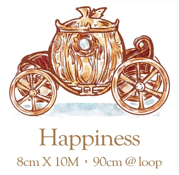 sky.mojan ／墨染一色 ✦ 童話配件／Happiness ✦ 寬版紙膠帶 第1張的照片