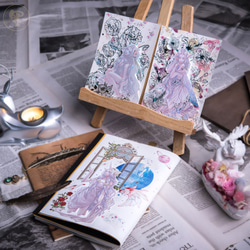 Sky.mojan ✦ 獨角獸少女 I ／Unicorn Girl I ✦ Washi Paper／亮面PET 5枚目の画像