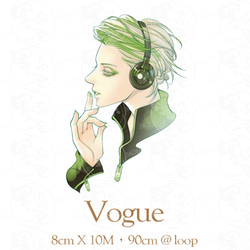 sky.mojan ／墨染一色 ✦ 時尚瘋 ／ Vogue ✦ 寬版紙膠帶 第1張的照片