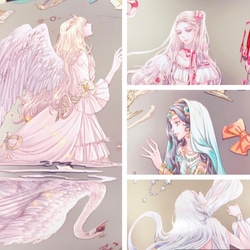 sky.mojan ／墨染一色 ✦ 童話公主2 ／ Princess2 ✦ 寬版紙膠帶 ✦ 日本和紙 第10張的照片