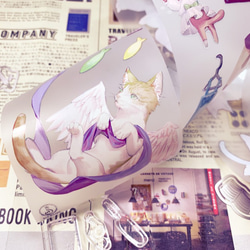 sky.mojan ／墨染一色 ✦ 貓咪樂園 2／KittyParadisc2 ✦ 寬版紙膠帶 ✦ 日本和紙 第3張的照片