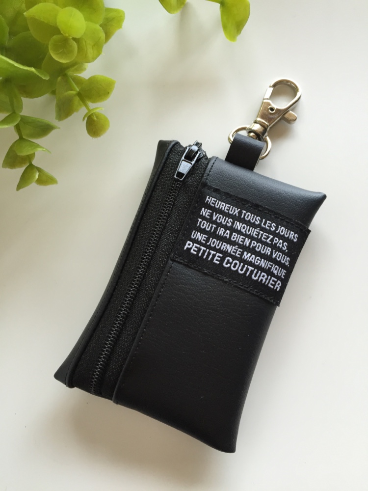 COACH ブラック レザー キーケース　スマートキー　パスケース　コインケース COACH コーチ キーケース 新作 新品 コインケース スマートキー