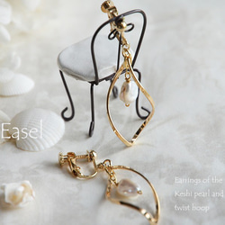 扭紋箍和耳環與罌粟珍珠 第1張的照片