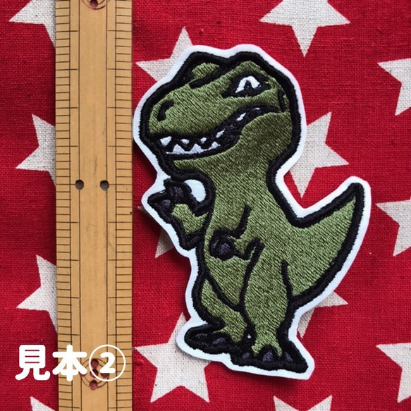 ■ 霸王龍補丁 ■ 64 × 84 毫米 ■ 每張 ¥ 590 ■ 霸王龍 T.rex 恐龍 第3張的照片