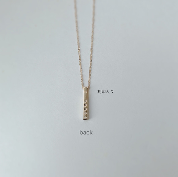 【K10】長さとカラーが選べる♡2way Screw&Stick Necklace 7枚目の画像