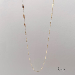 【K10YG】長さが選べる♡Simple long Necklace double 3枚目の画像