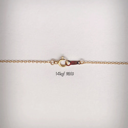 人気【14kgf】華奢 長さが選べる♡ チューブネックレス 3cm 4枚目の画像