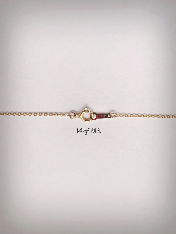 人気【14kgf】華奢 長さが選べる♡ チューブネックレス 3cm 4枚目の画像
