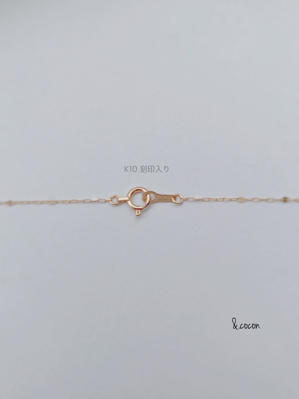 《特集掲載》人気 No.1【K10YG】華奢 長さが選べる♡Simple Necklace〜petal* 7枚目の画像