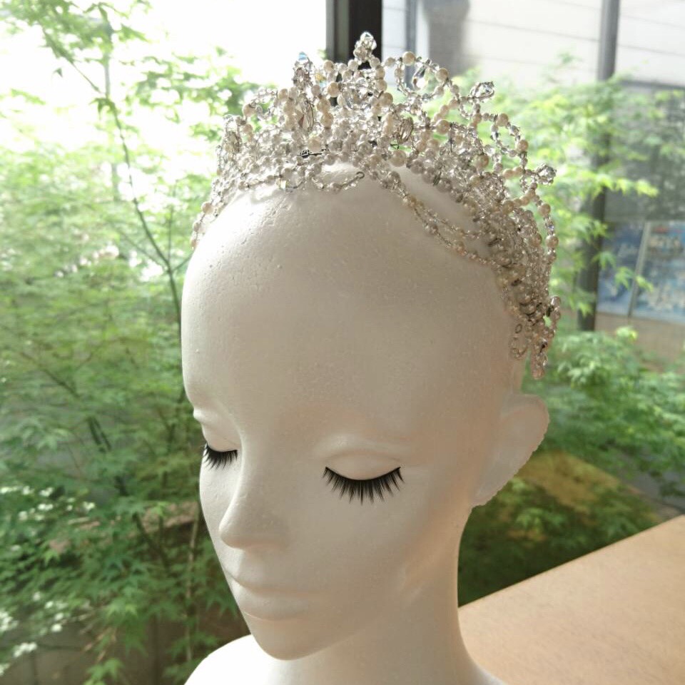 2連のエレガントプリンセスティアラ