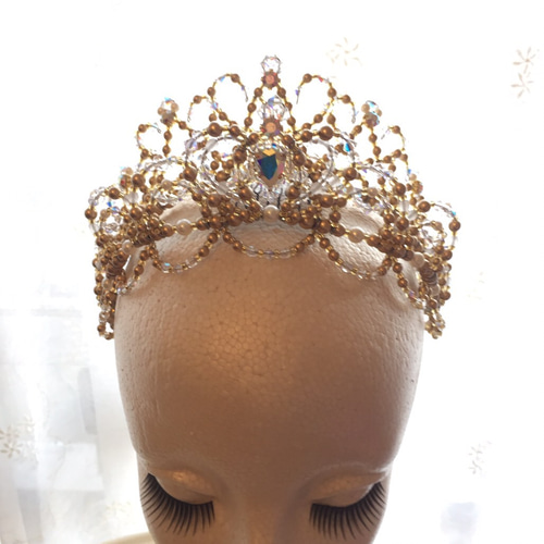 2連のプリンセスティアラ ヘッドドレス（アクセサリー） Tiara