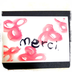 merci. オレンジフラワーポストカード 5枚セット✨ 2枚目の画像
