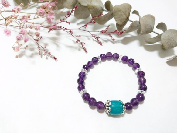 瑩安-紫水晶手鏈 可客製手圍 第1張的照片