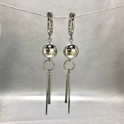 NO.33 /ピアス [リングチェーン] …メンズ ユニセックスデザイン…片耳