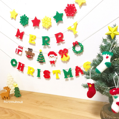 クリスマス ガーランド クリスマスガーランド✩︎⡱ ガーランド hiroママ 通販 10660814