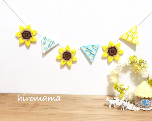 受注制作】ハンドメイド ひまわり ガーベラ - メルカリ