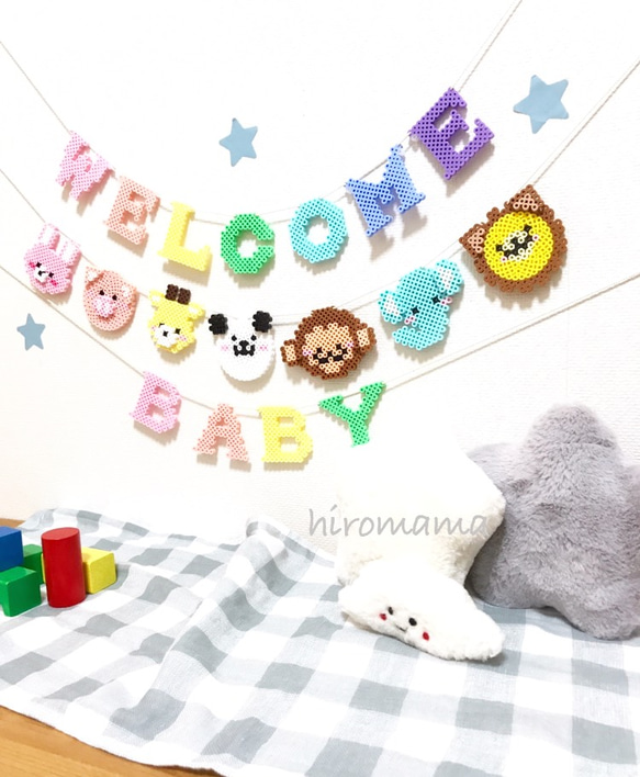 Welcome babyガーランド❁ 2枚目の画像