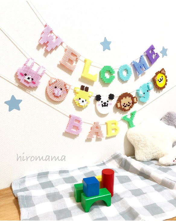 Welcome babyガーランド❁ 3枚目の画像