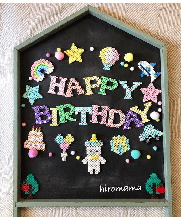 お誕生日ガーランドオーダー受付中です。 1枚目の画像