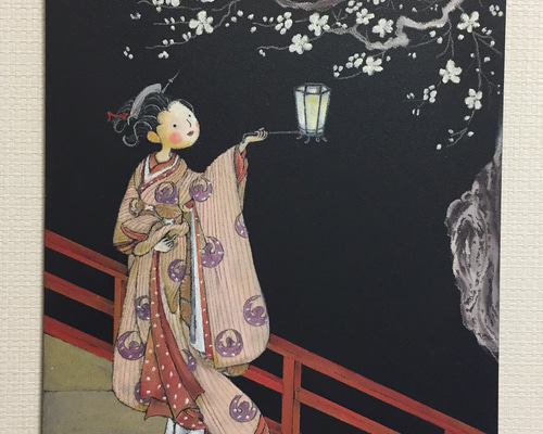 2398❣️浮世絵　セット 浮世絵シリーズ「夜の梅」鈴木春信 イラスト Ami's chalk works