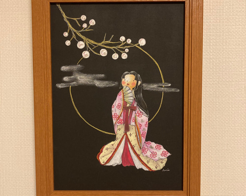 よちよちのめぐり逢い　　絵画原画 61c3f9ce7c548b77cbdf7fab8e6a85