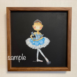 水彩アート「江戸切子と果実 弐」B5手描き原画、1点物。 イラスト