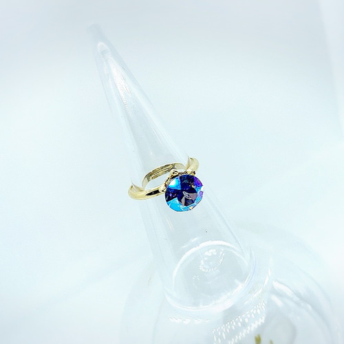 1粒スワロフスキーシマーring♡luxe091 指輪・リング Fururi 1粒スワロフスキーシマーring♡luxe091 指輪・リング Fururi