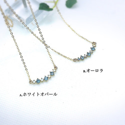 swarovskline necklace  /クリスタル/luxe プレゼント 7枚目の画像