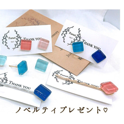 オリジナルbox付き swarovski Xmas bell piace/earring Fururiaccessory 10枚目の画像