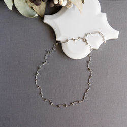 Silver choker necklace シルバー チョーカー ネックレス 1枚目の画像