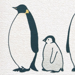 親子ペンギンと氷セットのウォールステッカー 3枚目の画像