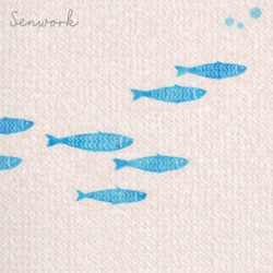 【プチシリーズ】小魚たちのウォールステッカー 1枚目の画像