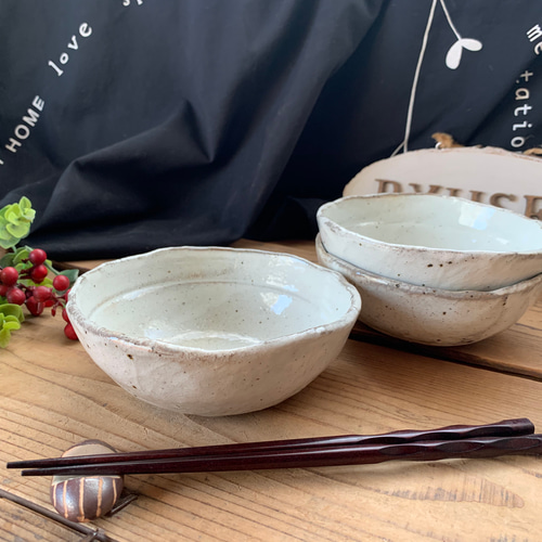荒土粉引の器 荒土粉引の器