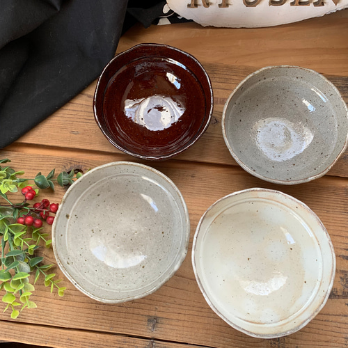 荒土粉引の器 荒土粉引いろいろ