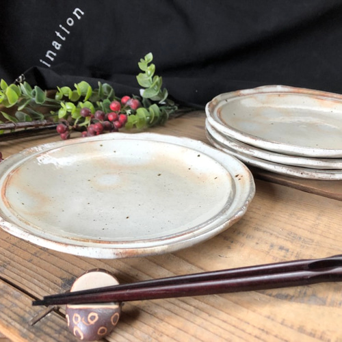 荒土粉引の器 荒土粉引の器