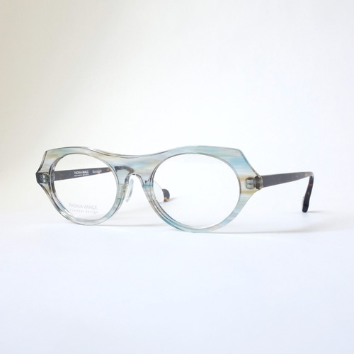 Rectangle グリーンクリア 眼鏡フレーム メガネ PADMA IMAGE 通販