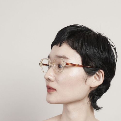Saicoro イエロークリア 眼鏡フレーム メガネ PADMA IMAGE 通販