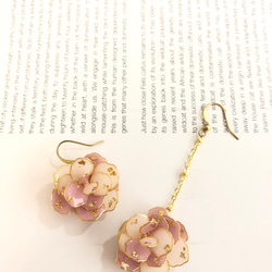 綻放(Bloom) [元素精靈］手工耳環/Earrings/Resin/耳環/水晶膠/925純銀 第3張的照片