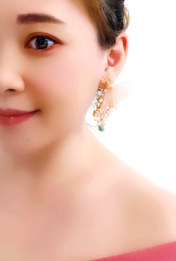索妮．奈普司［元素精靈］ 手工耳環/Earrings/Resin/樹脂耳環 第7張的照片