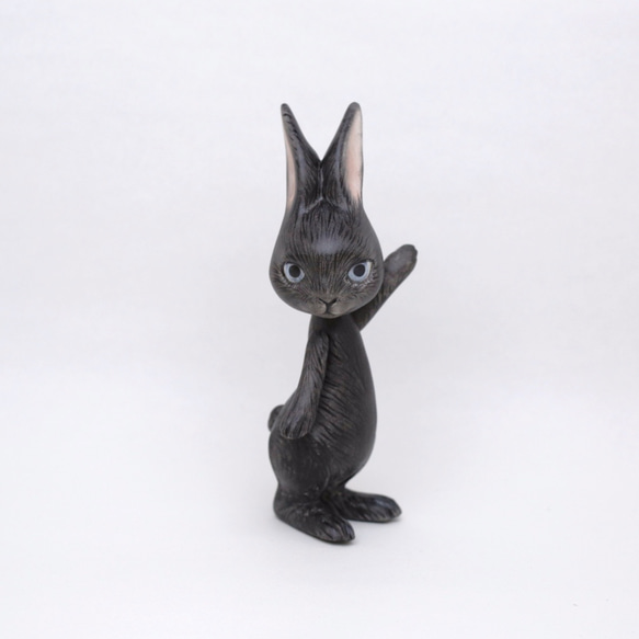 「北うさぎ」壁かけ　とうもろこし人形 porops Rabbit Bisque doll ビスクドール ポロップス うさぎ