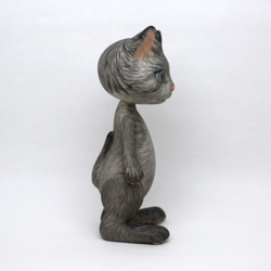 Cat bisque doll ビスクドール　猫　ねこ　人形 5枚目の画像