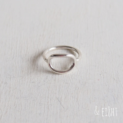 【再販】- Silver - Oval Ring 1枚目の画像