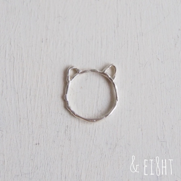 【受注制作】- Silver - Kitty Ring 1枚目の画像