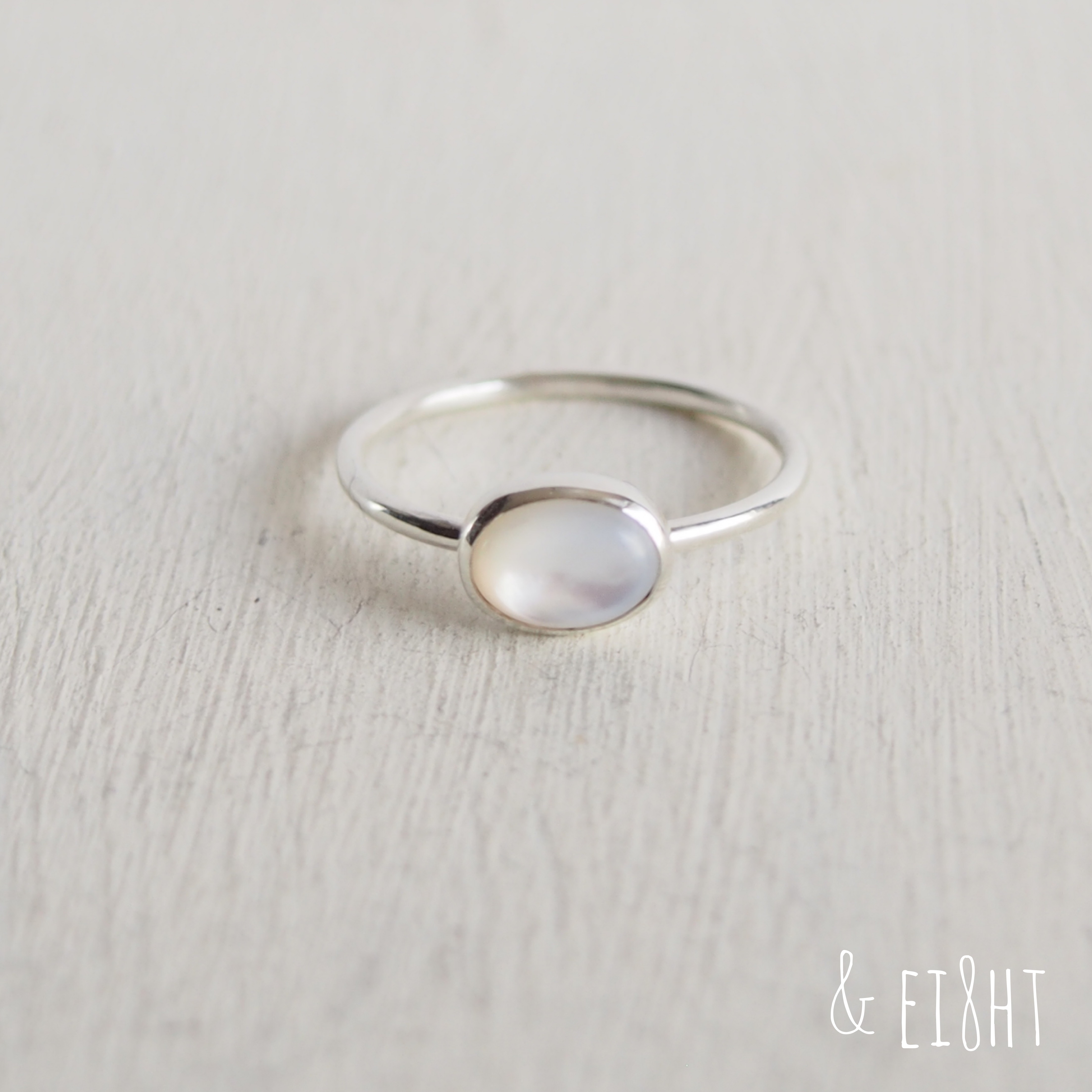 【再販】Silver Ring w／White Shell