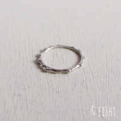 【再販】- Silver - Melting Ring 2枚目の画像