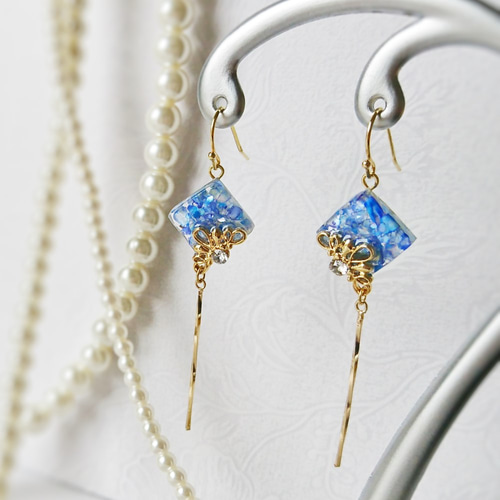 PLUIE 1点もの k10YG ピアス pluie フックピアス 片耳 6月11日まで