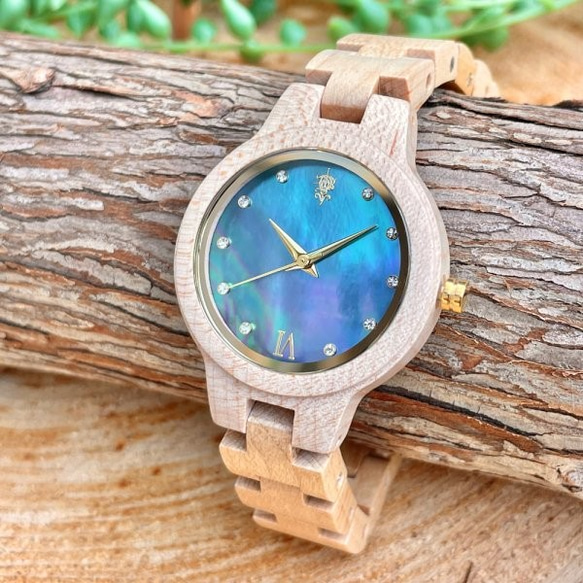 Josef Albers　腕時計 Josef Albers Watch - Pink & Blue – MCA Chicago Store