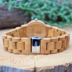 EINBAND Dank柚木32毫米木製手錶木製手錶 第3張的照片