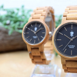 EINBAND Dank Bamboo 40mm木製手錶木製手錶 第5張的照片