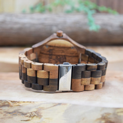 EINBAND Meer 42mm Acacia & Sandalwood 木製腕時計 5枚目の画像